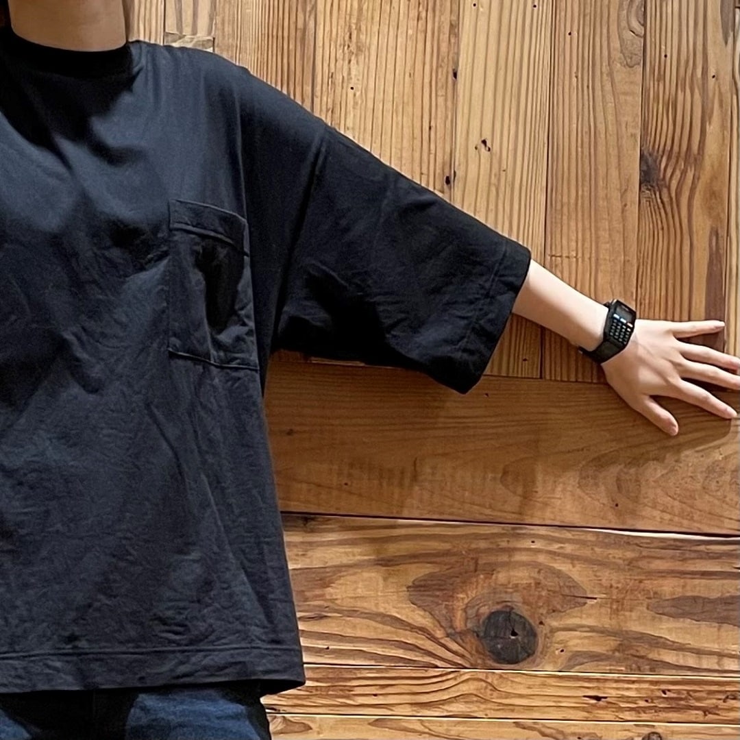 注目ショップ MUJI Labo 超長綿 天竺編み クルーネック 長袖Ｔシャツ